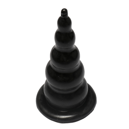 Power Escorts - BR105 - Rocket Drill 7.3'' - Big Size Anal Plug - 7.3 Inch / 18.5 CM - Black