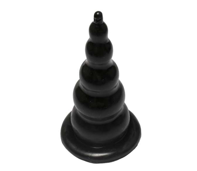 Power Escorts - BR105 - Rocket Drill 7.3'' - Big Size Anal Plug - 7.3 Inch / 18.5 CM - Black