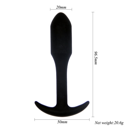 Power Escorts - BR112 - Rocket Drill 3.8'' - Anal Plug - 3.8 Inch / 9.6 CM - Black