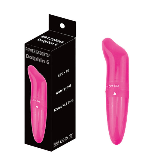 Power Escorts - BR122 - Dolphin G - Mini G Spot Vibrator - Fits In Every Bag - 12 CM - 2 Colors