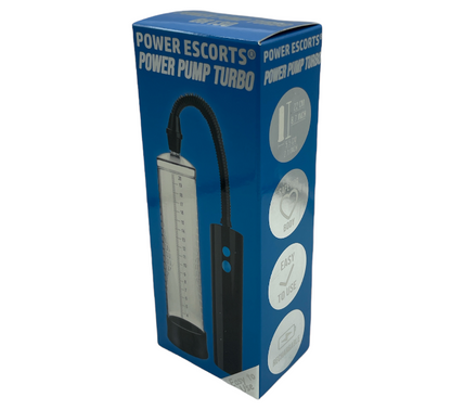 Power Escorts - BR130 - Power Penis Pump Turbo - Automatic Penis Pump - Rechargeable