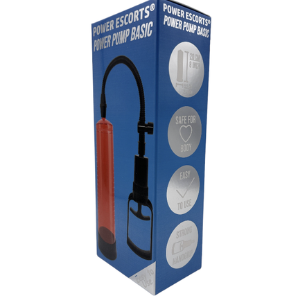 Power Escorts - BR170 - Power Pump Basic - Penis Pump - Red