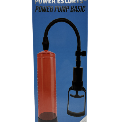 Power Escorts - BR170 - Power Pump Basic - Penis Pump - Red