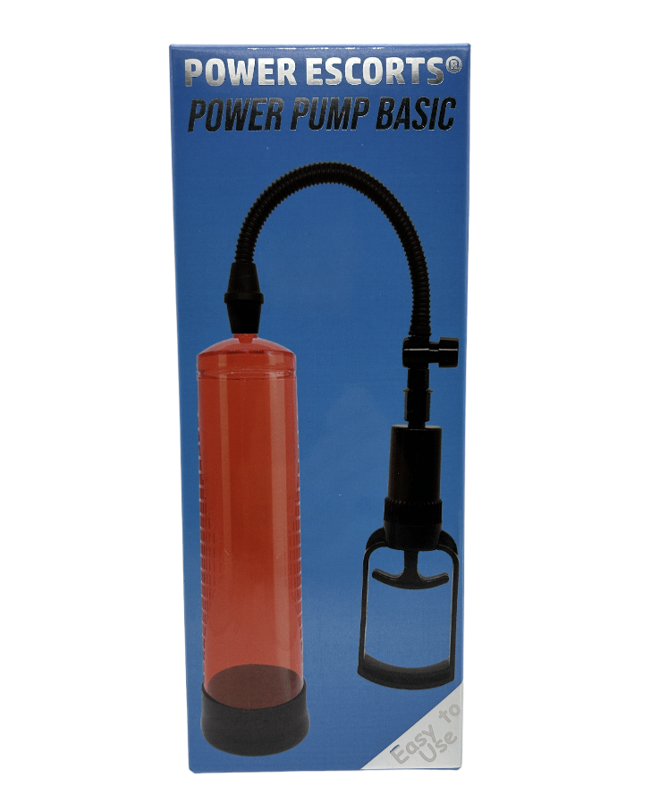 Power Escorts - BR170 - Power Pump Basic - Penis Pump - Red