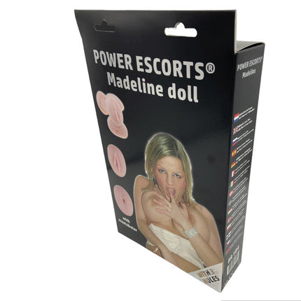 Power Escorts BR184 Madeline Blow Up Doll With Extra Masturbator - Inflatable doll 3 Holes - 150CM