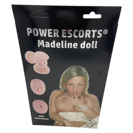 Power Escorts BR184 Madeline Blow Up Doll With Extra Masturbator - Inflatable doll 3 Holes - 150CM