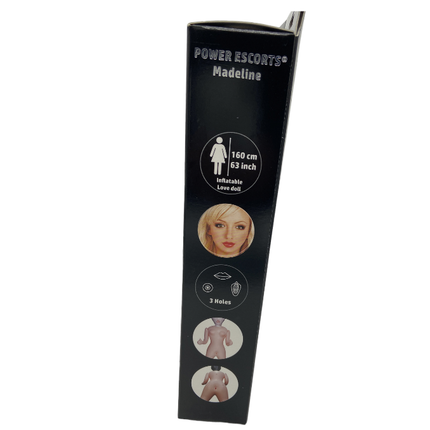 Power Escorts BR184 Madeline Blow Up Doll With Extra Masturbator - Inflatable doll 3 Holes - 150CM