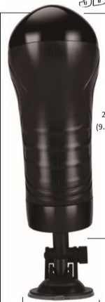 Power Escorts - BR24 New - Bull Power - Big size Vibrating Pussy Masturbator - 7-Speed - 29,5 CM / 11,4 Inch - Black