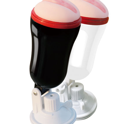 Power Escorts - BR26 - Ox Power - Vibrating Pussy Masturbator - Multi Speed ​​- 22 CM / 8.3 Inch - Black