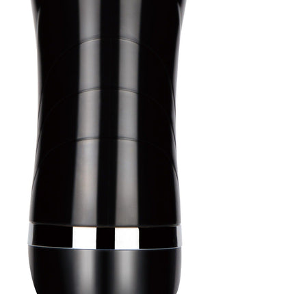 Power Escorts - BR27 - Bison Power - Vibrating Pussy Masturbator - Suction Cup - 7-Speed - 28 CM / 11 Inch - Black