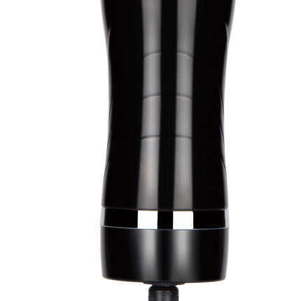 Power Escorts - BR27 - Bison Power - Vibrating Pussy Masturbator - Suction Cup - 7-Speed - 28 CM / 11 Inch - Black