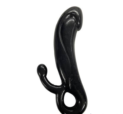 Design Anal Dildo Plug - Black - 17 cm / 6,7 Inch - Strong Blister