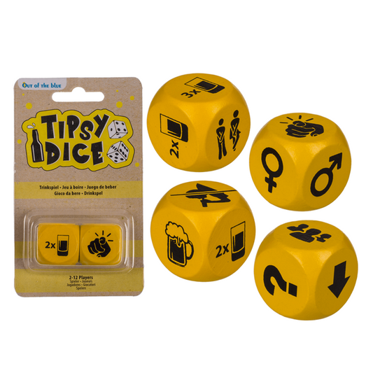 Beer Game Dice Yellow 2 Pieces in package