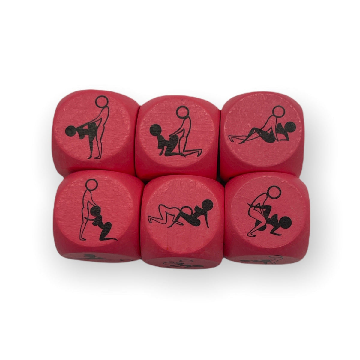 Seksdobbelsteen Roze - 1 stuk