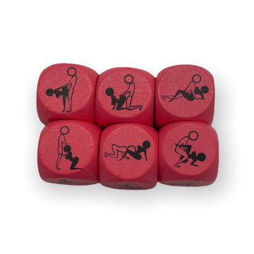 Seksdobbelsteen Roze - 1 stuk
