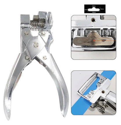 T-shaped Pliers/Hole Punch - Perfect for cutting holes in paper, PVC, plastic, ID cards, cell phone film and more - Dimensions: 6x10x30mm