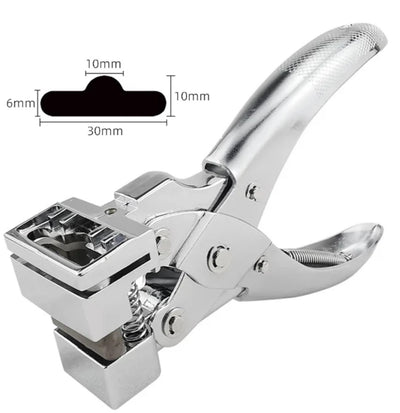 T-shaped hole punch 6 x 10 x 30 mm