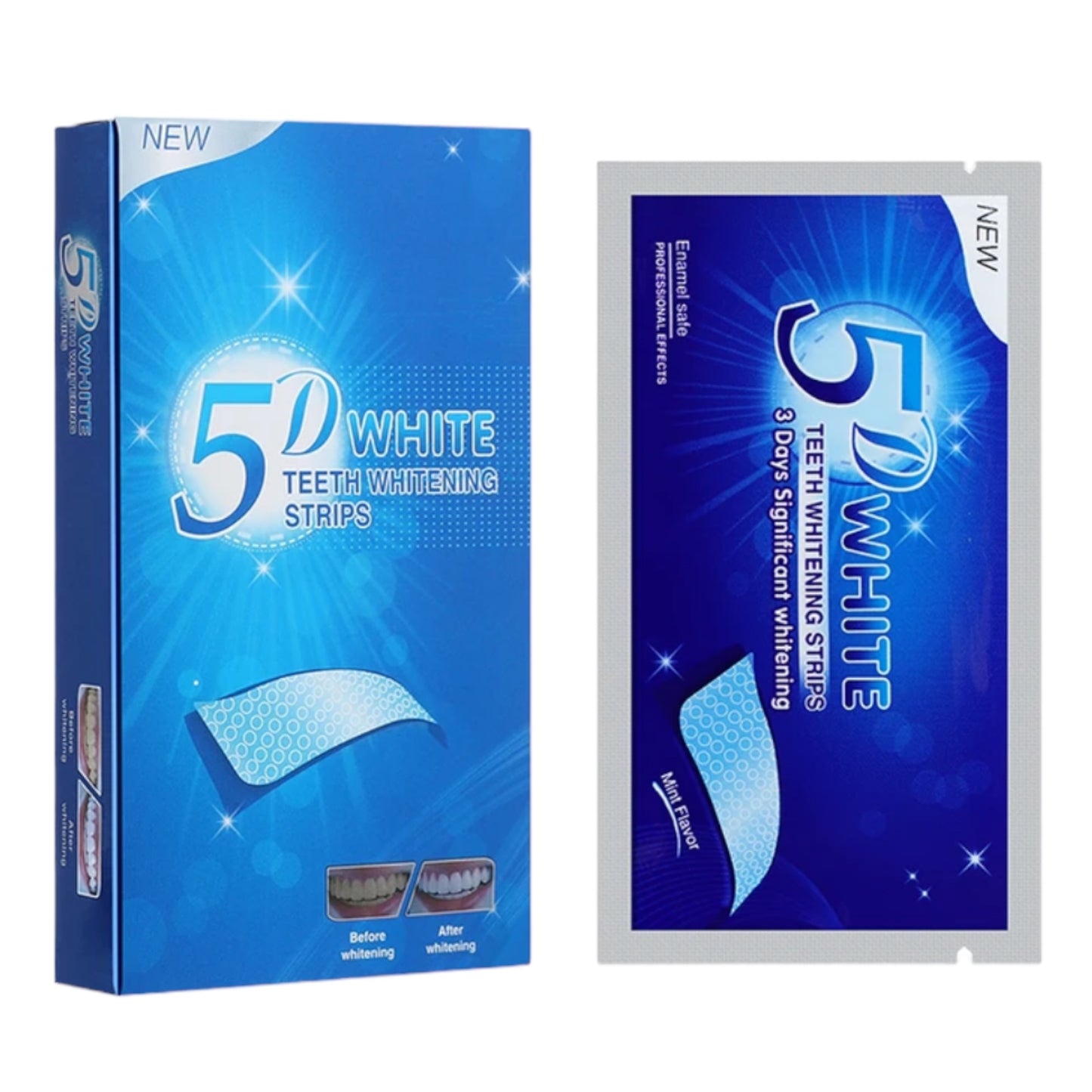 Teeth Whitening Strips 5d whitening strips 14 pieces per package
