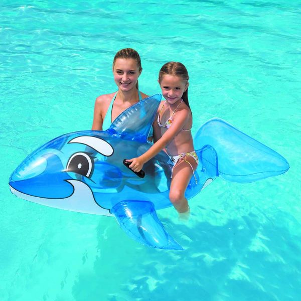 Bestway Opblaasbare Band Ride-on walvis PVC 154cm