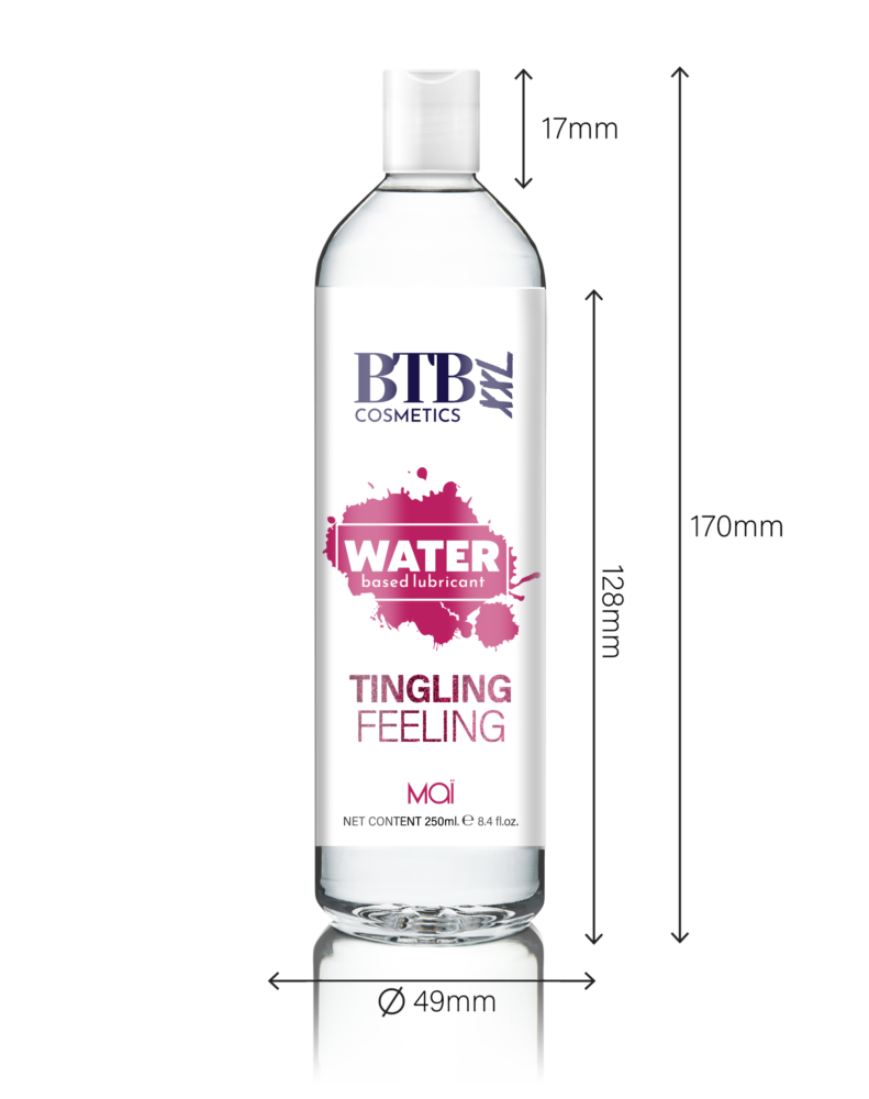 BTB Cosmetics Vegan Tingling Effect Based Lubricant 250 ML - LT2522 - Liquid Vibrator