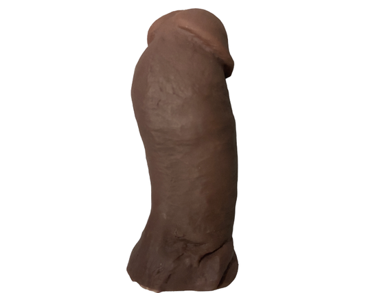 Kalashnicok Mini Thick Realistic Dildo - 14 cm - Dia 4 cm - Brown