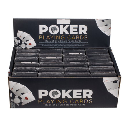 Mini Poker Speelkaarten - Compact Formaat voor Onderweg - Set van 54 Kaarten