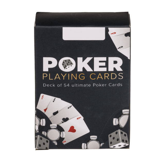 Mini Poker Speelkaarten - Compact Formaat voor Onderweg - Set van 54 Kaarten