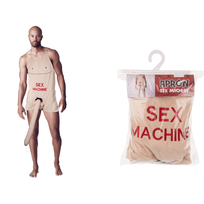 Funny Kitchen Apron 'SEX MACHINE' - For Cooking Lovers with Humor