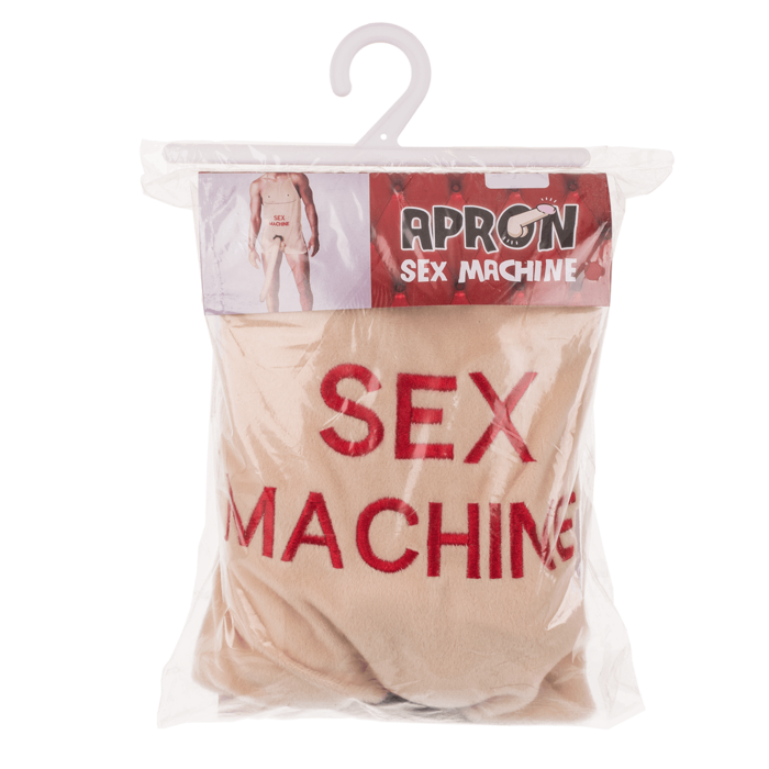 Funny Kitchen Apron 'SEX MACHINE' - For Cooking Lovers with Humor