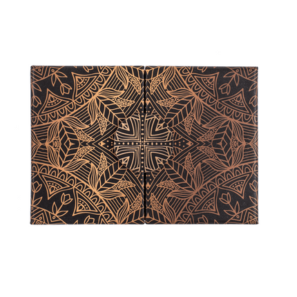 Luxe Sieradendoos met Bruin Motief - Stijlvolle Opbergoplossing voor je Juwelen - 12x8cm
