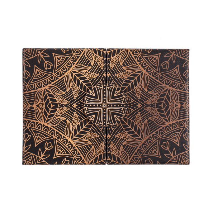 Luxe Sieradendoos met Bruin Motief - Stijlvolle Opbergoplossing voor je Juwelen - 12x8cm