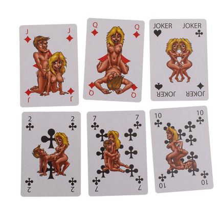 Ontdek nieuwe hoogten van plezier met het 18+ Kamasutra kaartspel - 54-delig