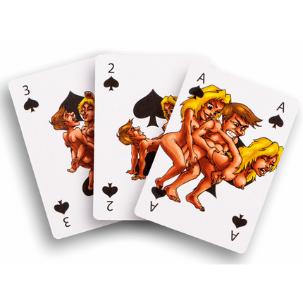 Ontdek nieuwe hoogten van plezier met het 18+ Kamasutra kaartspel - 54-delig